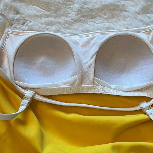 La Blanca Yellow Swim Set Sz 10 - Picture 4 of 4
